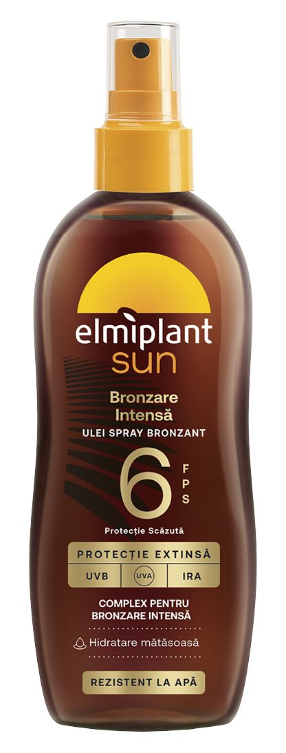 Ulei Spray Bronzant Elmiplant Sun SPF 6 150ml