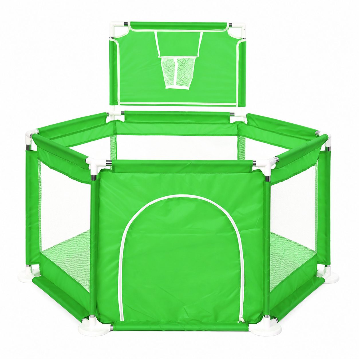 Tarc de joaca DNT-105 cu cos de baschet verde