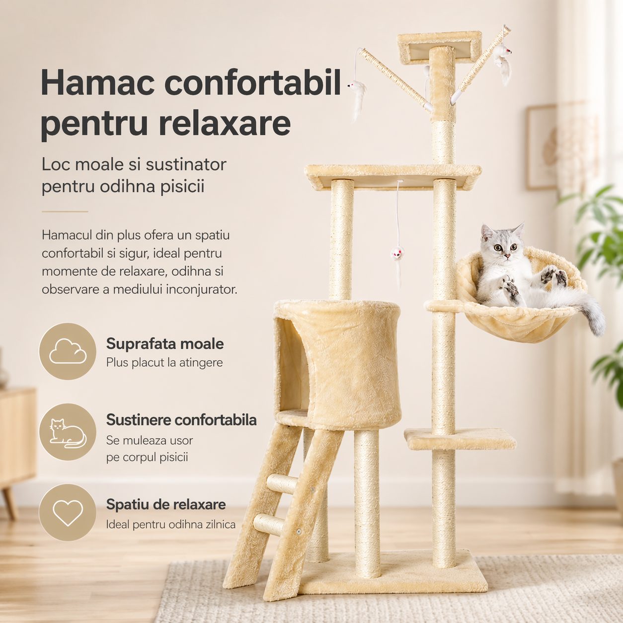 Detaliu platforme și scară de catărare