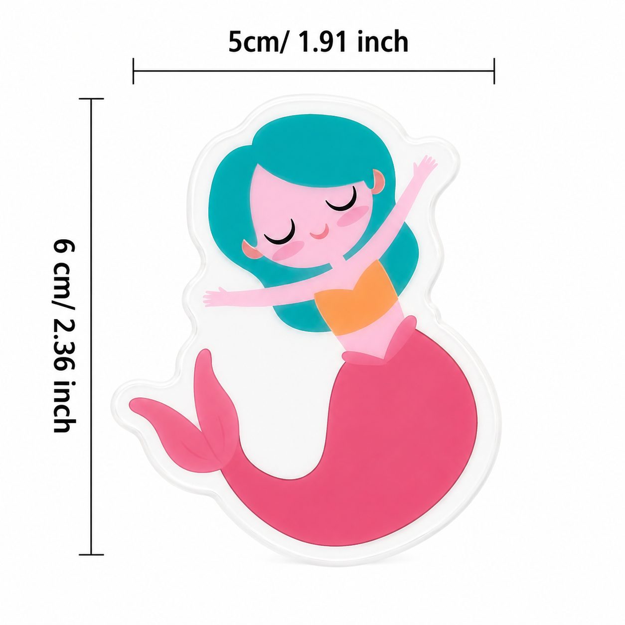 Set 50 Stickere Decorative, Tema Lumea Marina, Personaje si Animale Acvatice, Folie Mata, pentru Ghiozdan si Bagaje, Aproximativ 5-6 cm, Multicolor