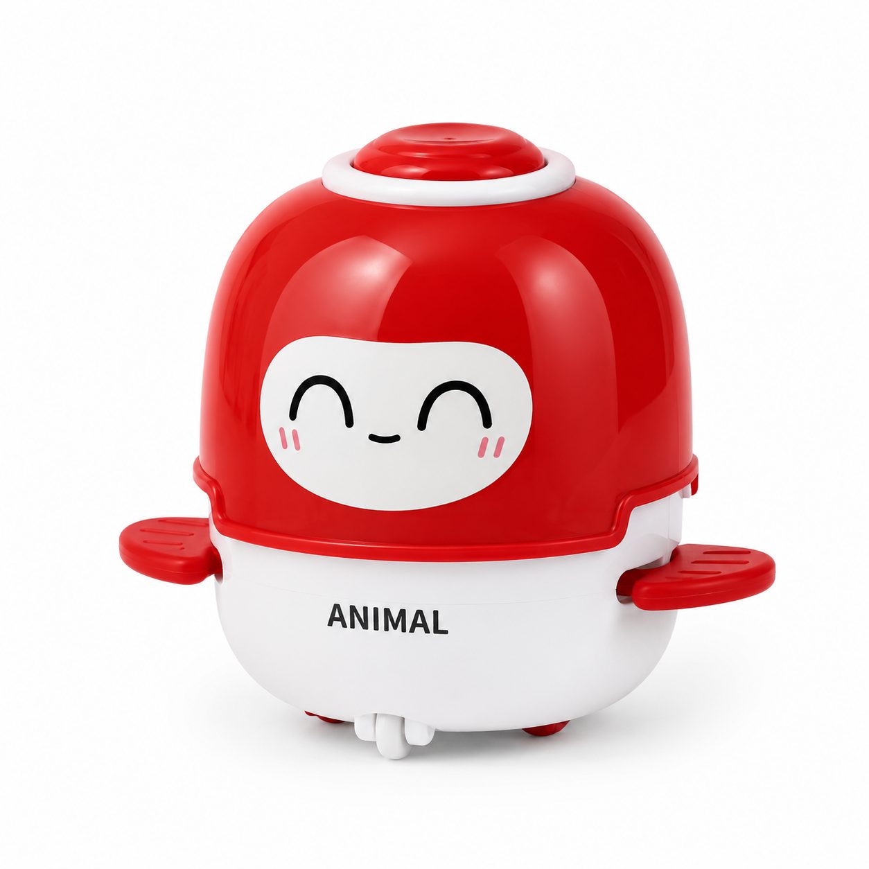 Robot interactiv rosu cu design kawaii