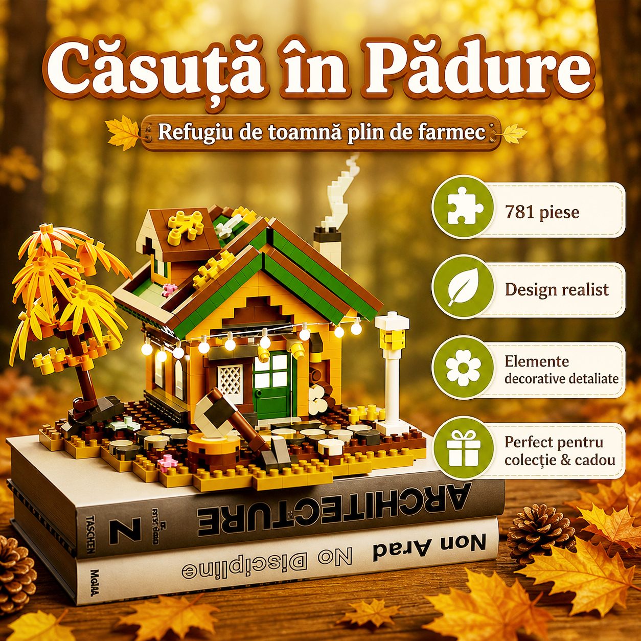 Componente set Forest Log Cabin