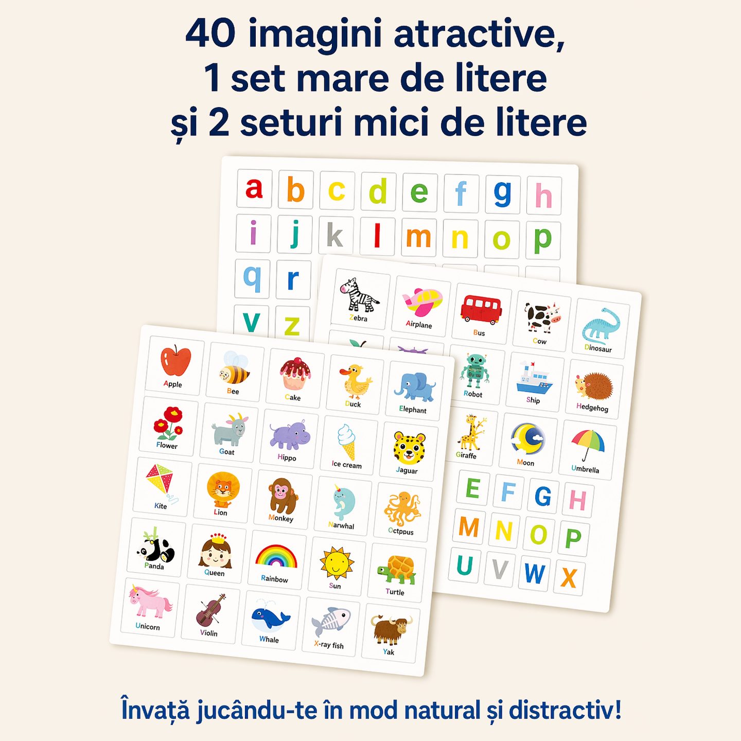 Joc Educativ Montessori Alfabet