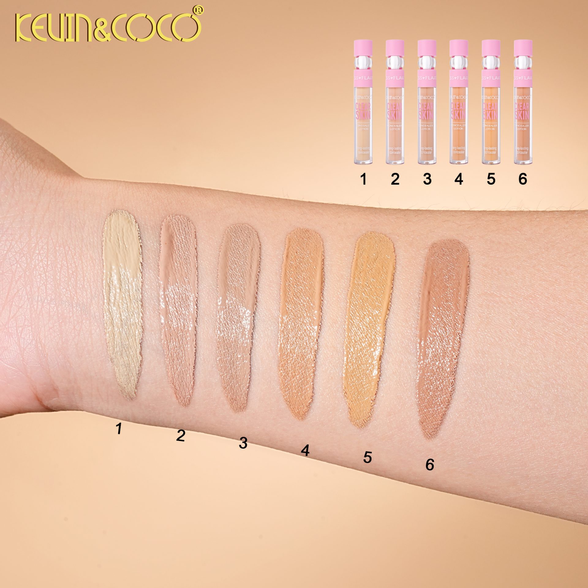 Detaliu Concealer Kevin&Coco Aplicare