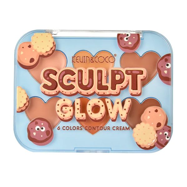 Paleta de Machiaj pentru Conturul Fetei Kevin&Coco