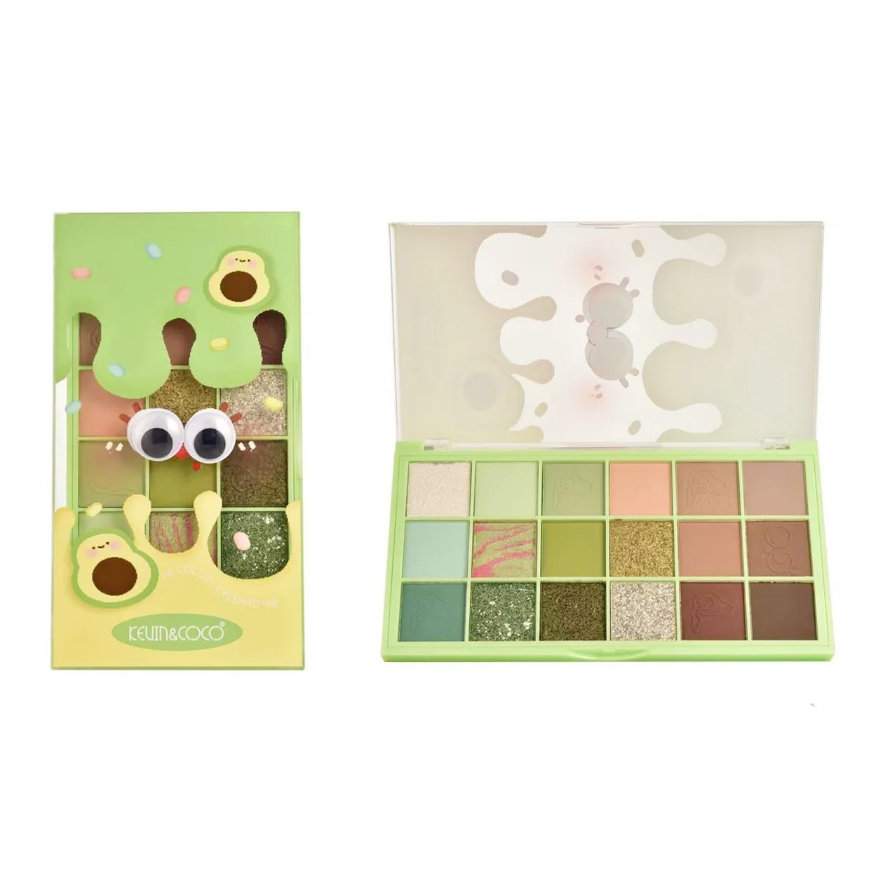 Paleta Farduri Kevin&Coco Avocado Deep 18 nuante