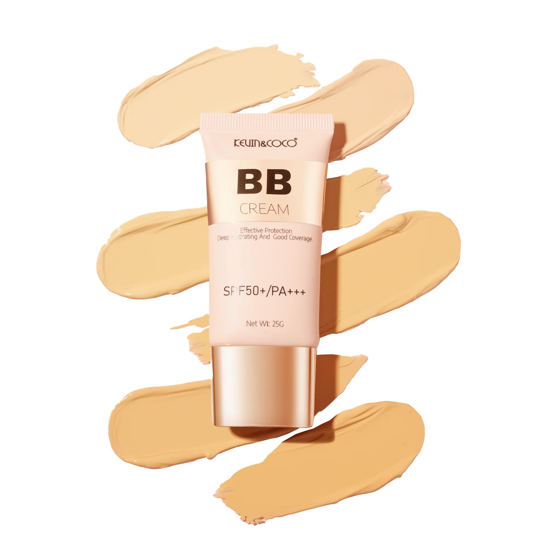 Detaliu textură și aplicare BB Cream Kevin&Coco