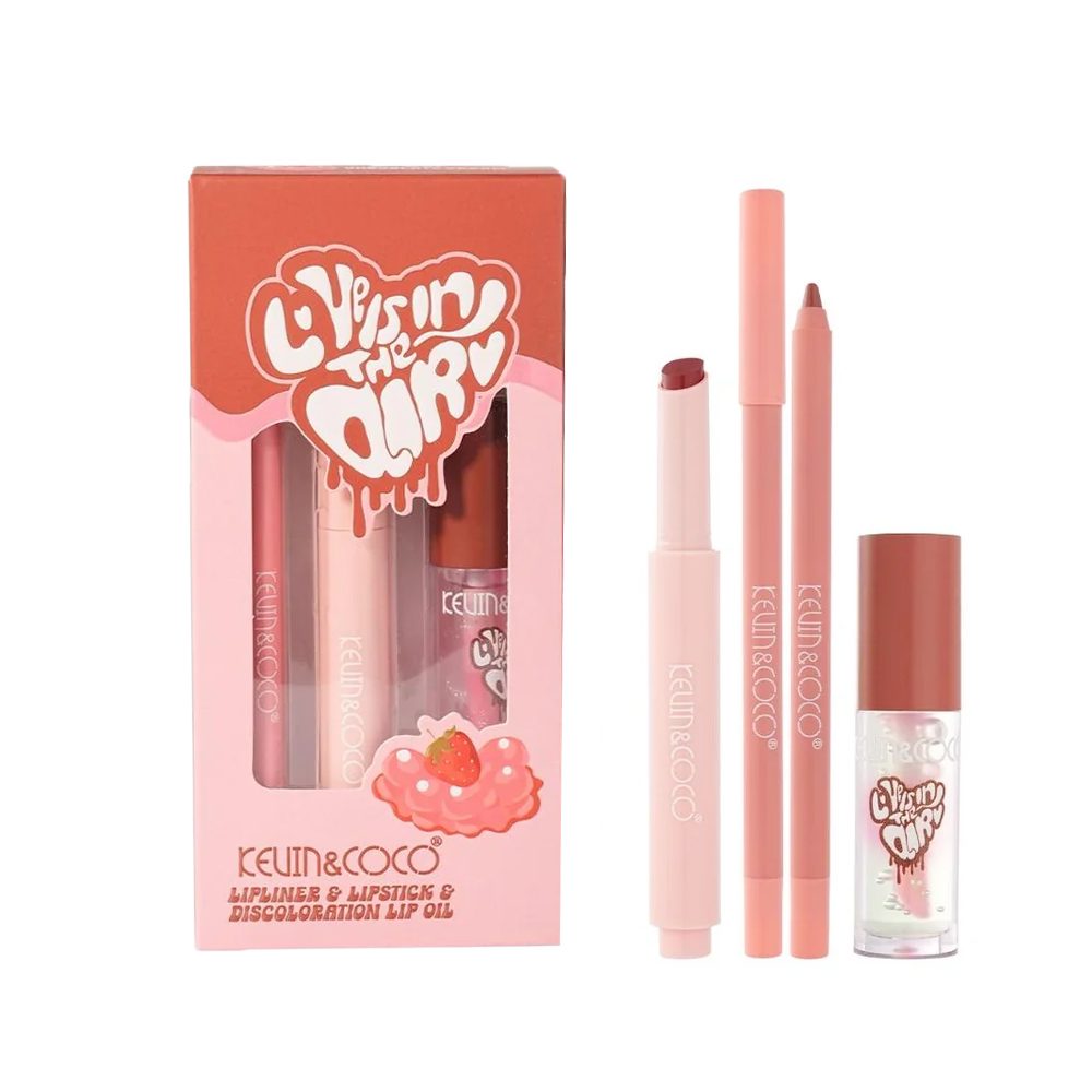 Set pentru Buze Kevin&Coco Love Is In The Air Chocolate Chip