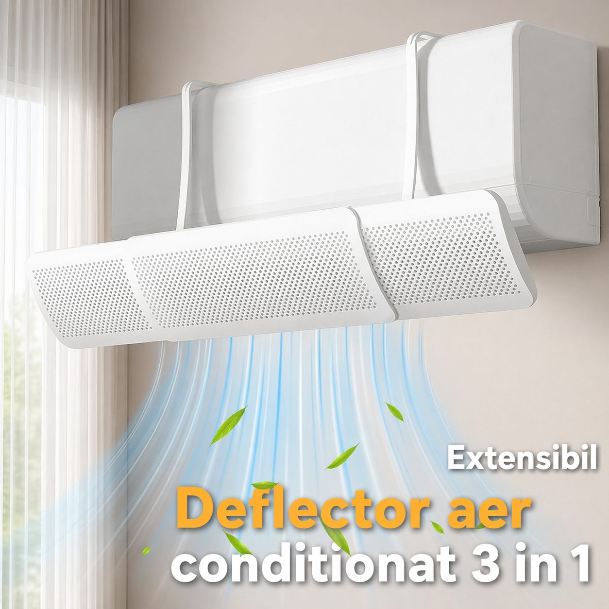 Detaliu constructie deflector climatizare
