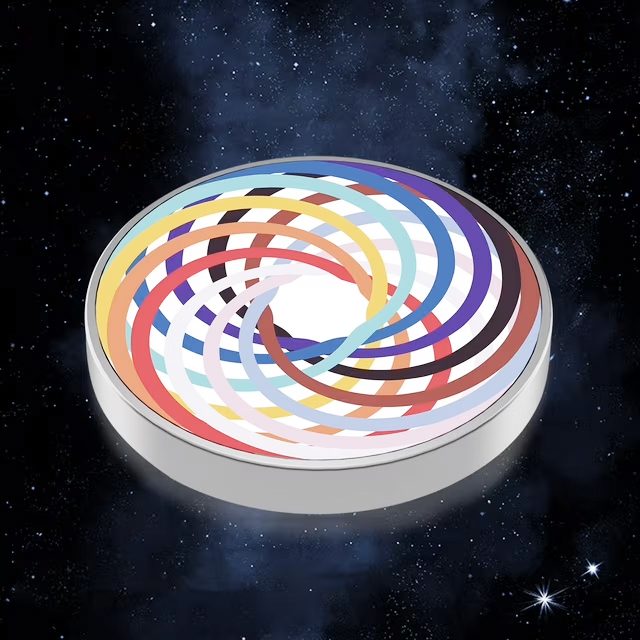 Detaliu Spinner Metalic Spiral Multicolor