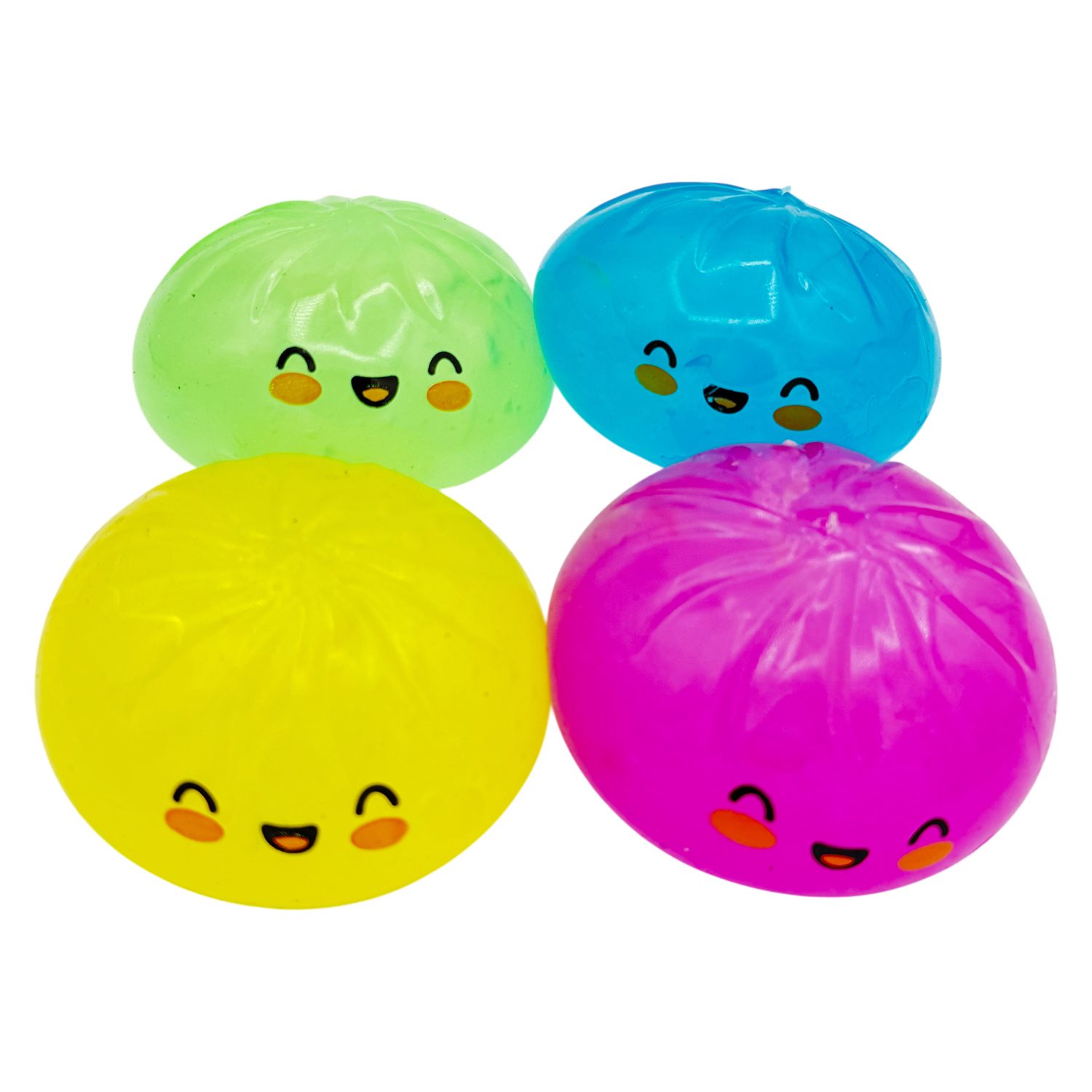Squishy Jumbo cu față zâmbitoare și efect fluorescent