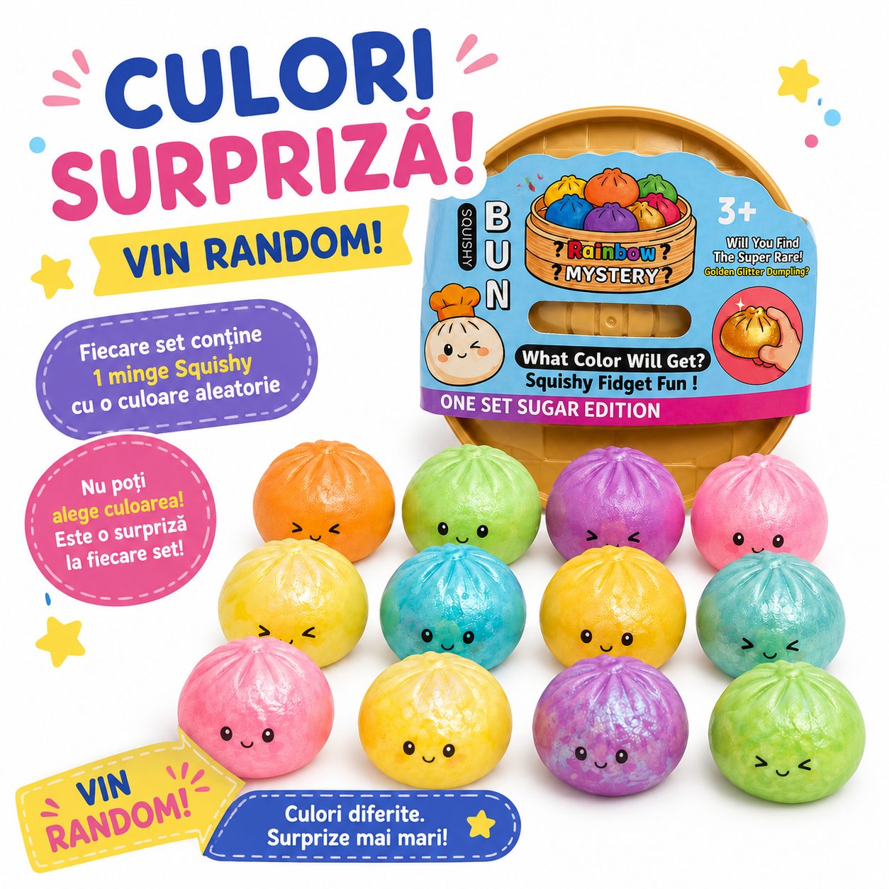 Detaliu Squishy din diferite unghiuri