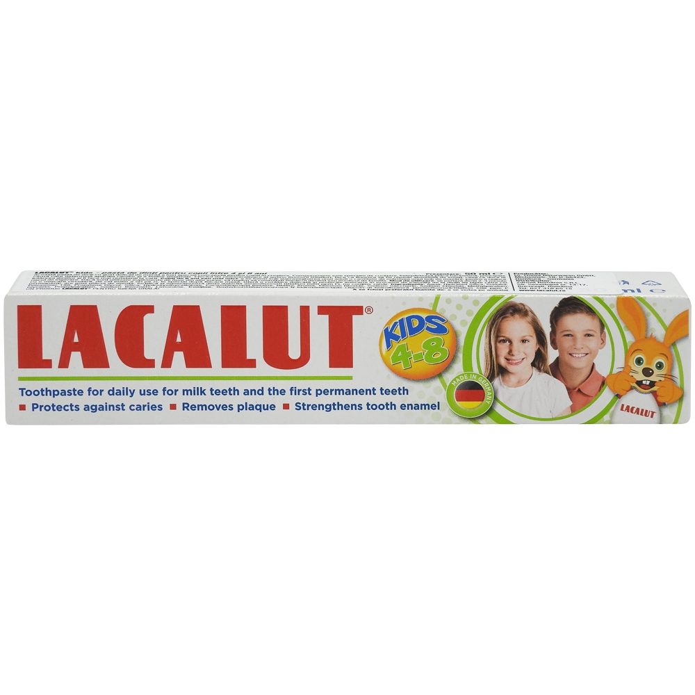 Pasta de Dinti LACALUT Kids 4-8 Ani cu Fluor 50 ml
