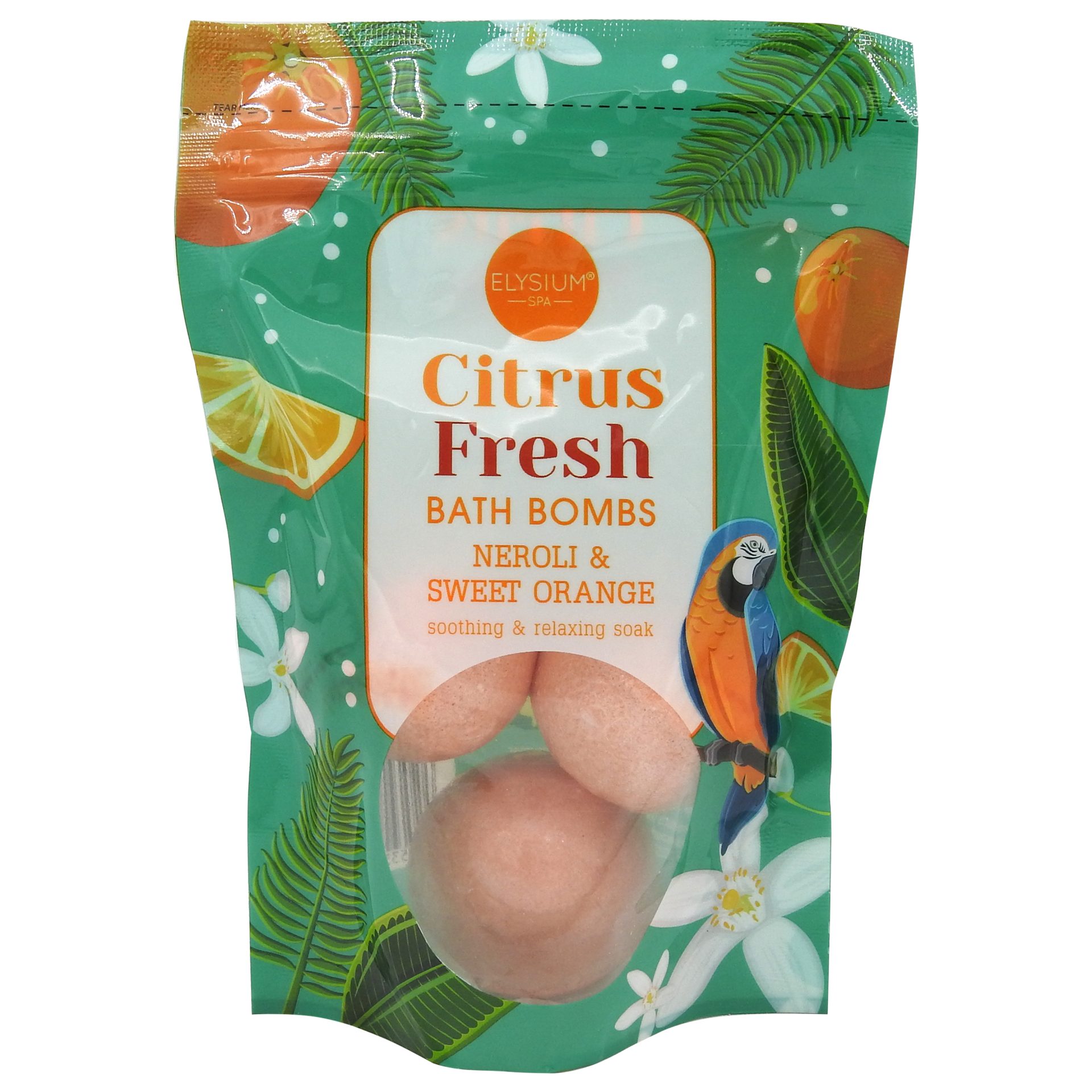 Bombe Efervescente cu Sare de Baie ELYSIUM Spa Citrus