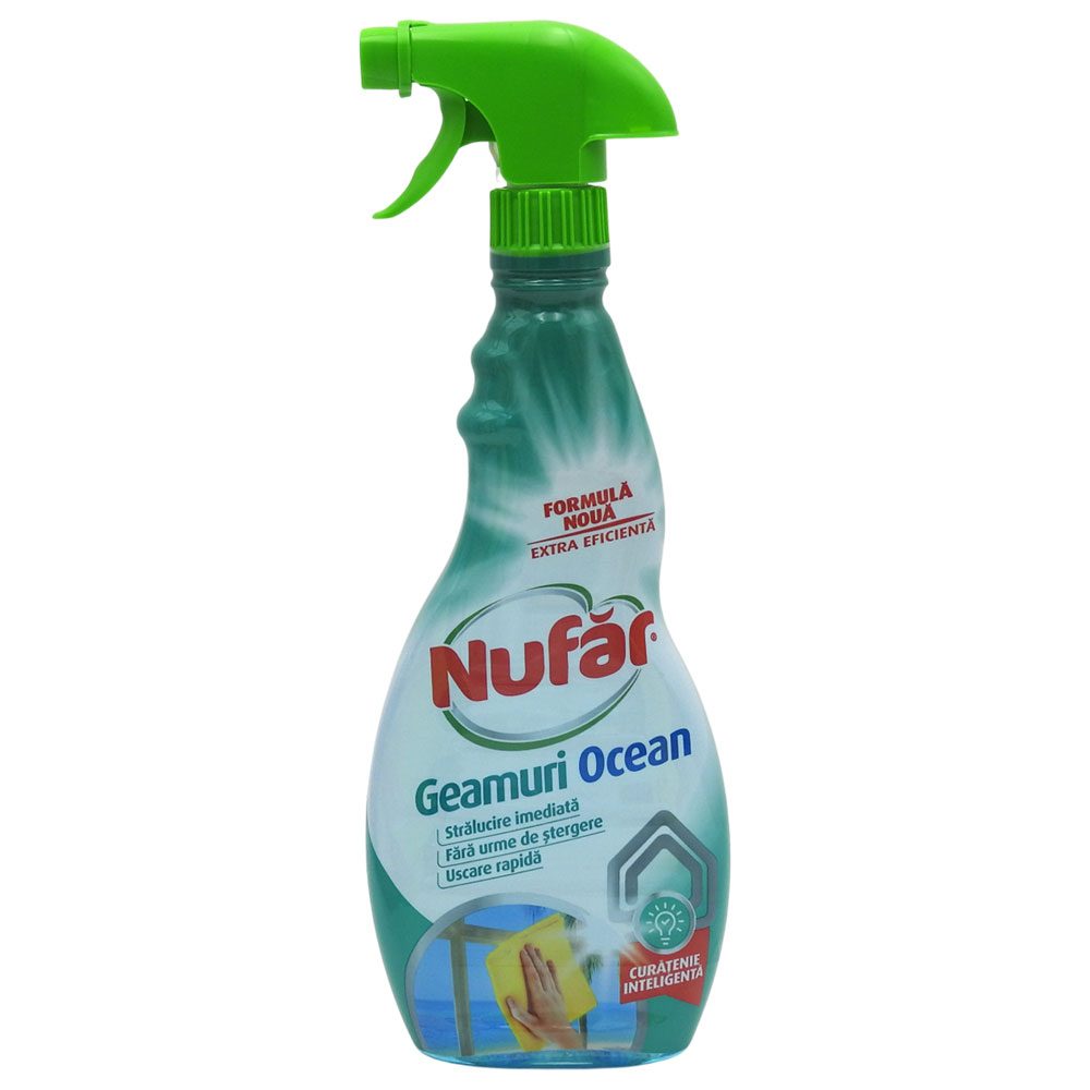 Soluție Spray pentru Geamuri NUFAR Ocean 500ml