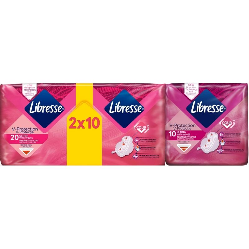 Absorbante Libresse Freshness Protection Natural Protection Set 30 Bucati
