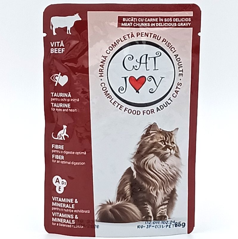 Hrana Umeda pentru Pisici Cat Joy cu Vita Plic 85g