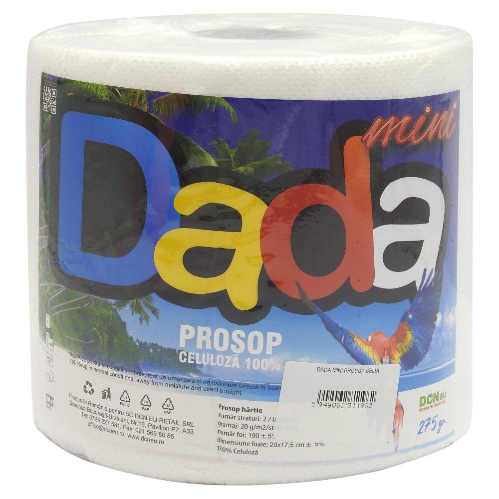Prosop de Hârtie Dada 2 Straturi Mini Bucătărie