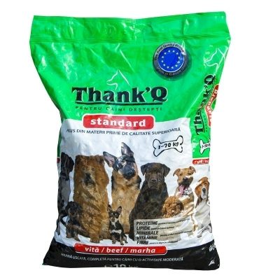 Hrana uscata pentru caini THANK Q Vita Standard 10 kg