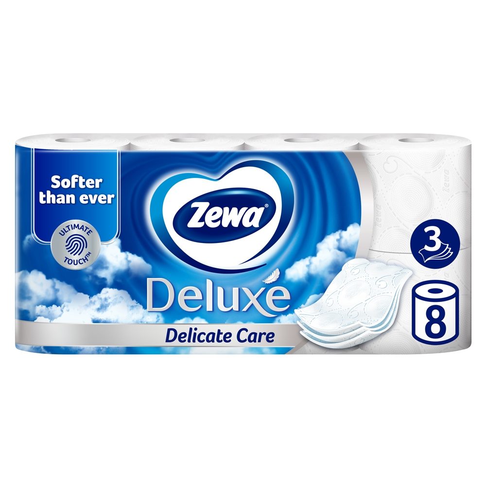 Hartie igienica ZEWA Pure White 8 role 3 straturi