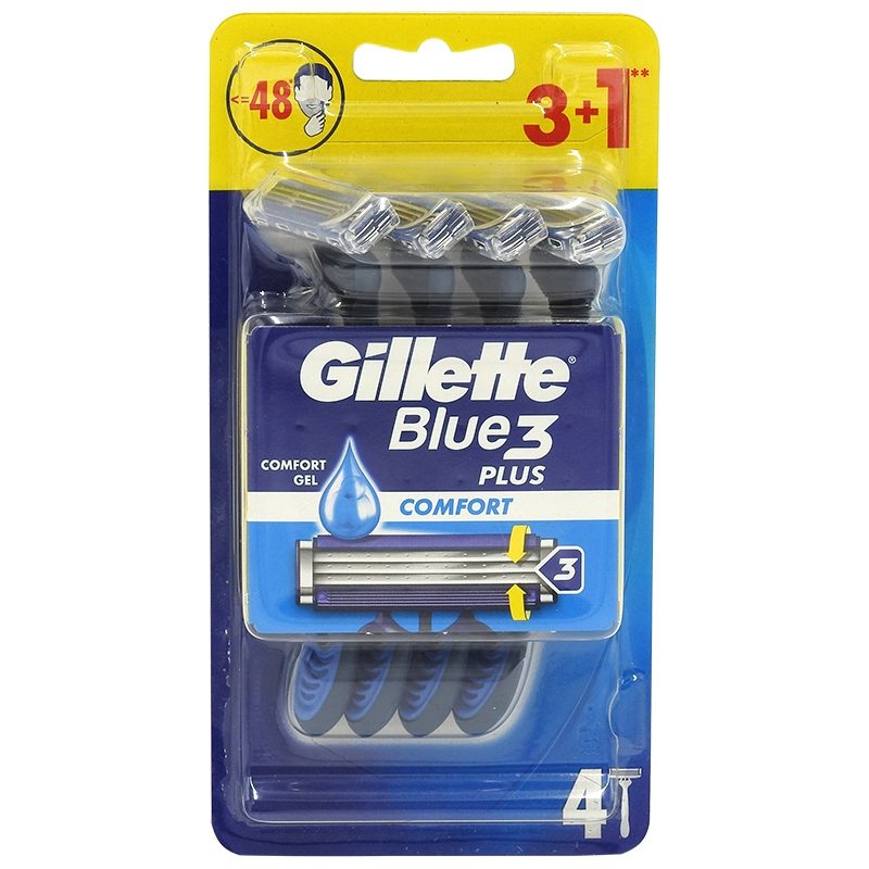 Aparat de ras Gillette Blue3 Plus Comfort 4 bucati
