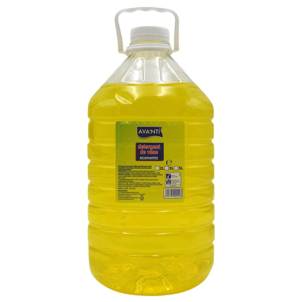 Detergent AVANTI pentru vase, 5L, Economic