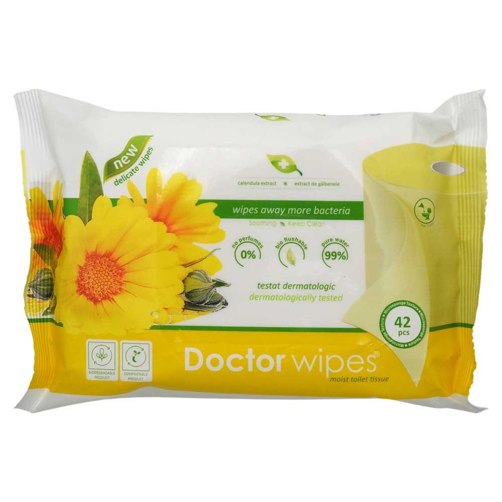 Servetele Umede DOCTOR Camomile 42 bucăți