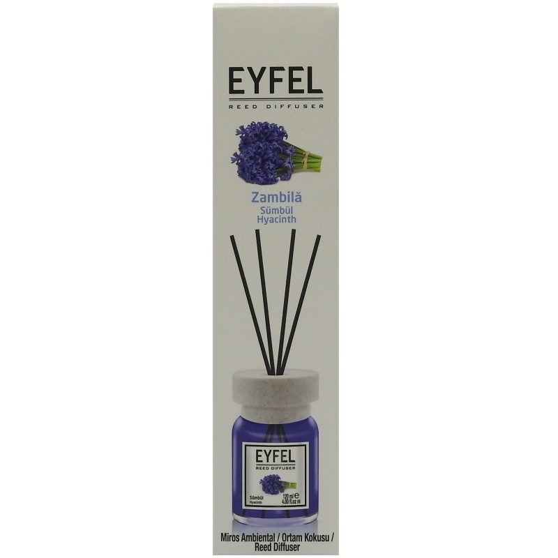Odorizant camera Eyfel cu betisoare zambila 120 ml