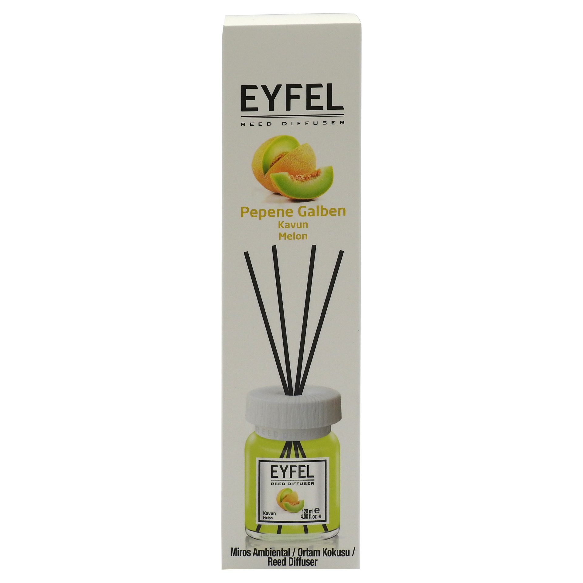 Odorizant Camera EYFEL Pepene Galben cu Betisoare Parfumate
