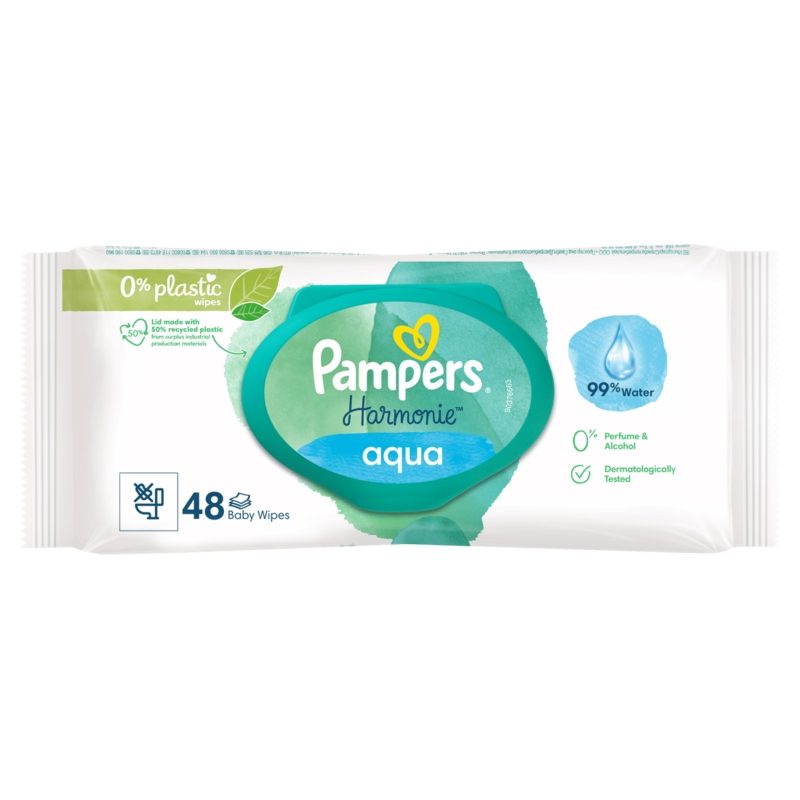 Servetele umede Pampers Aqua Harmonie 48 bucati