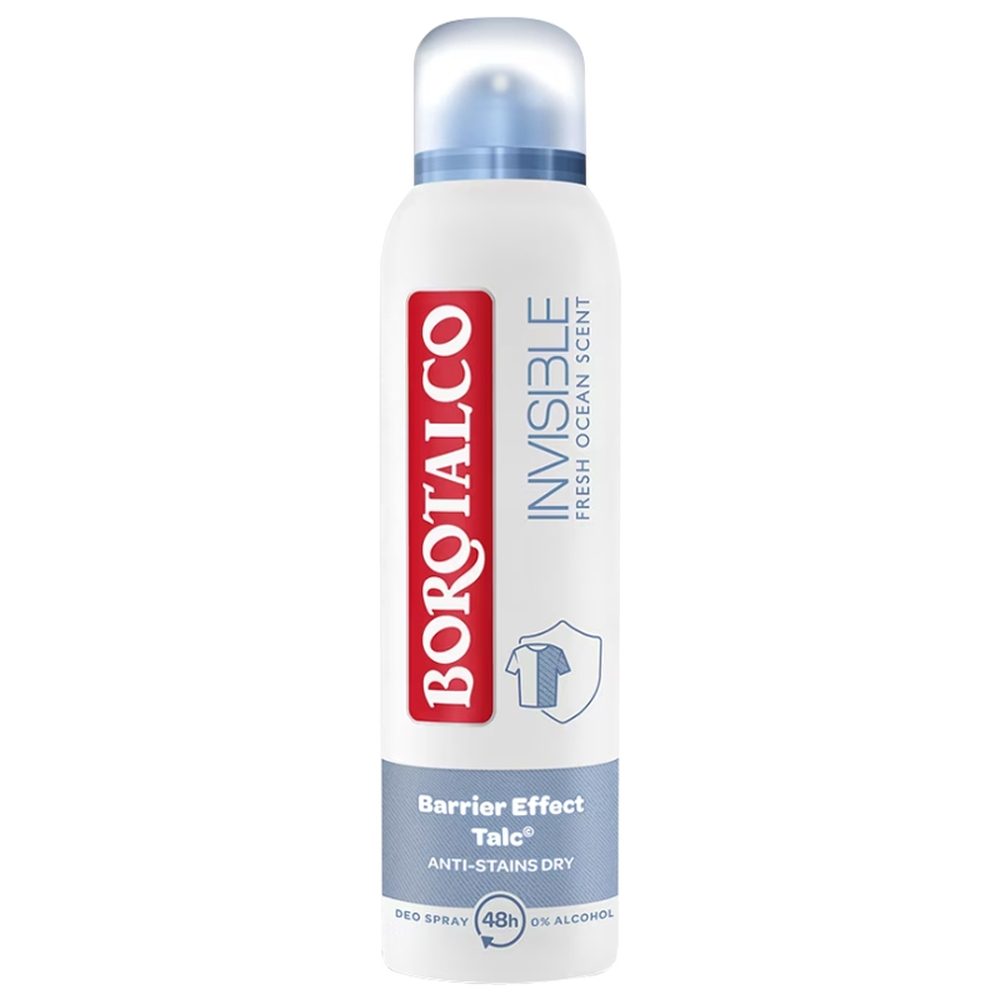 Antiperspirant Deo Spray Borotalco Invisible Fresco 150ml