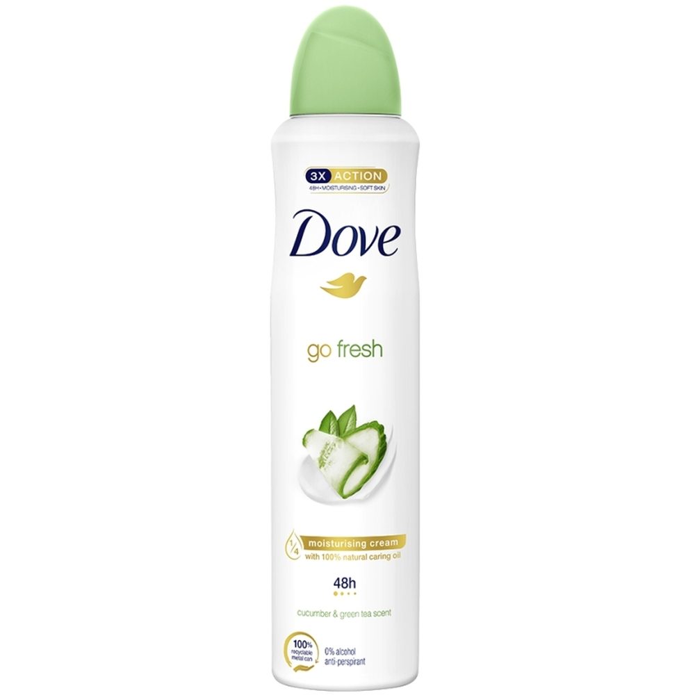 Antiperspirant Deo Spray Dove Go Fresh Cucumber Green Tea 200ml