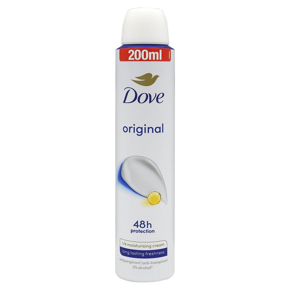 Antiperspirant Deo Spray Dove Original Woman 200 ml