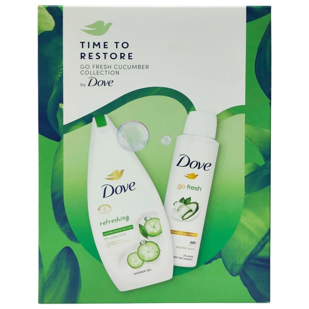 Set Cadou DOVE Gel de Dus 250ml și Deodorant 150ml Refreshing