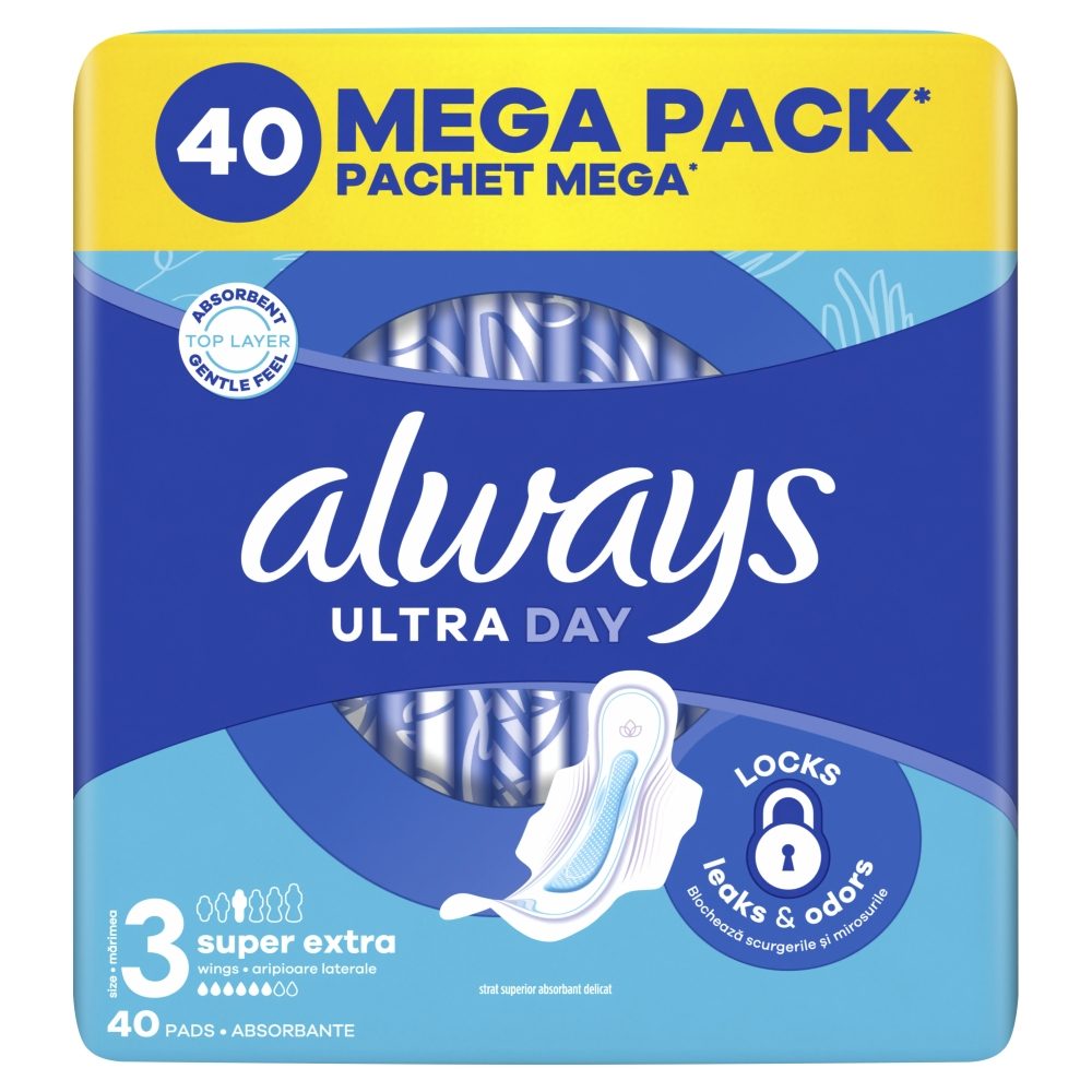 Absorbante Always Ultra Day and Night Set 40 Bucati