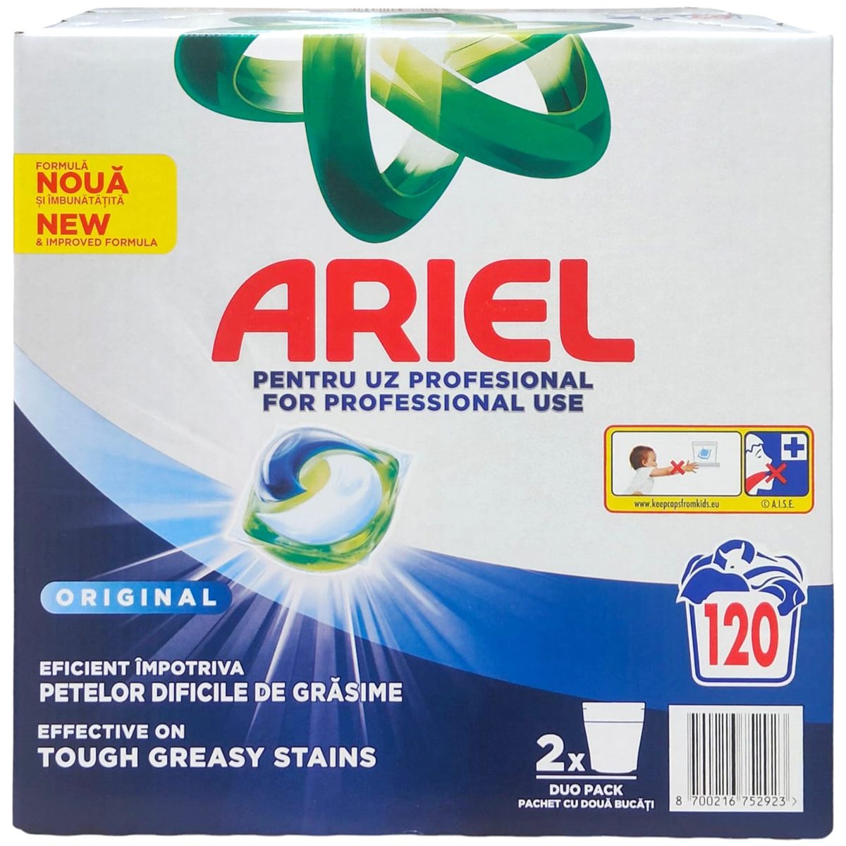 Detergent Ariel All in 1 capsule 2x60 bucati