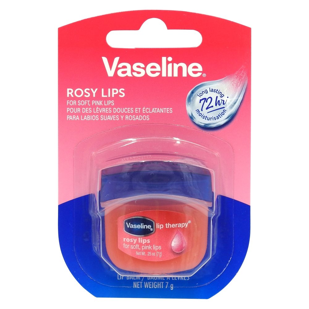 Balsam Vaseline pentru buze trandafir 7g