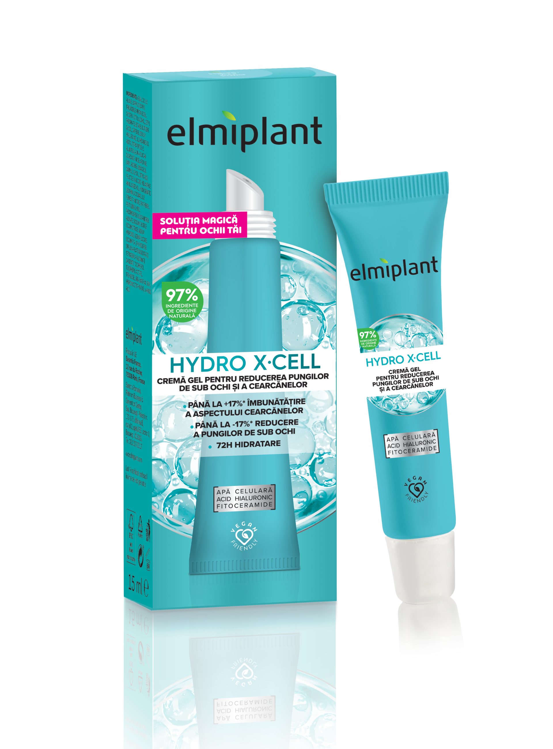 Crema Gel Elmiplant Hydro X-Cell pentru sub ochi