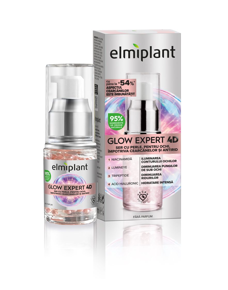 Ser cu perle pentru ochi Elmiplant Glow Expert 4D