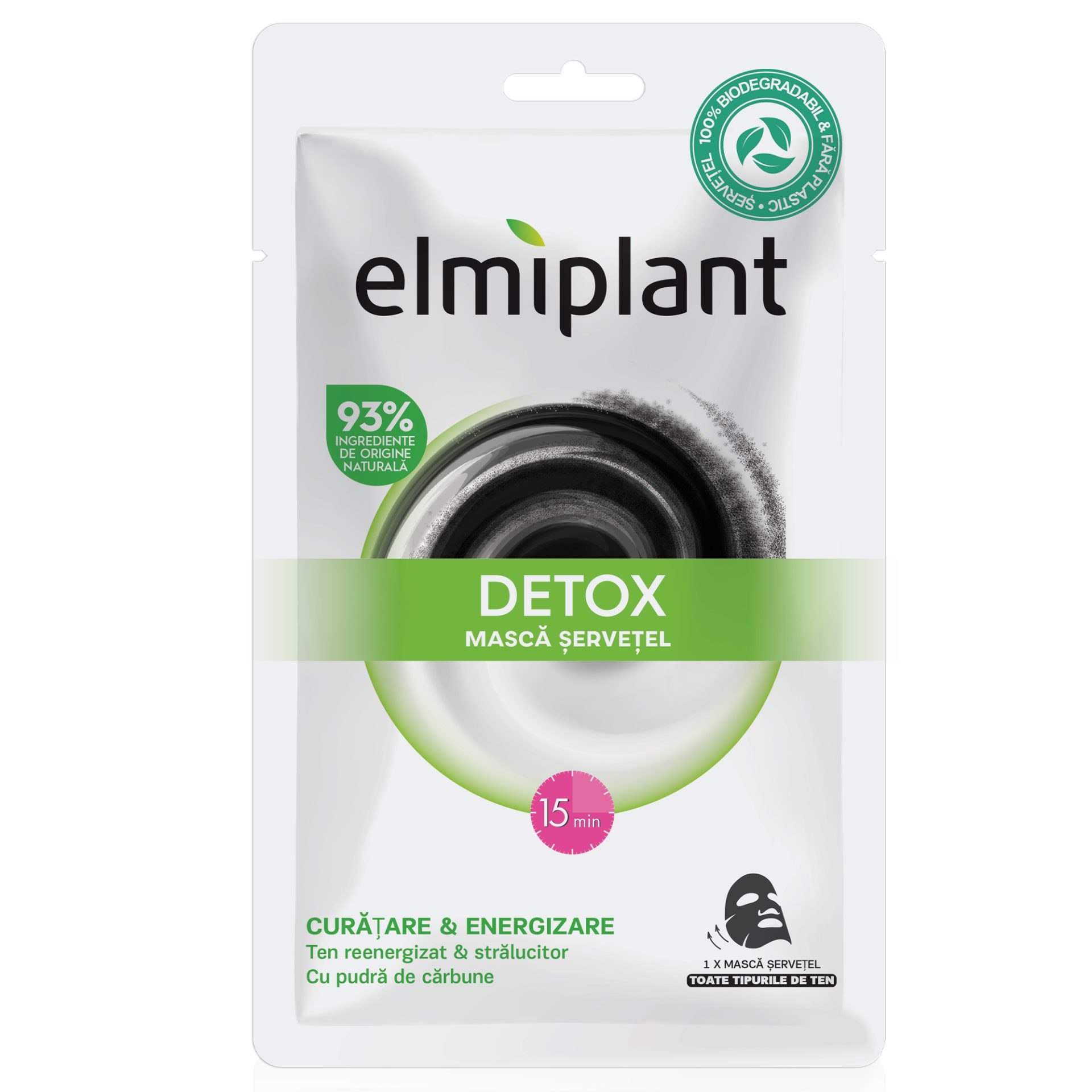 Rezultate mască Detox Elmiplant pentru piele curată