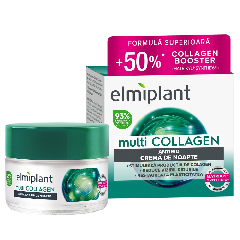 Crema de noapte Elmiplant Multicollagen 50 ml