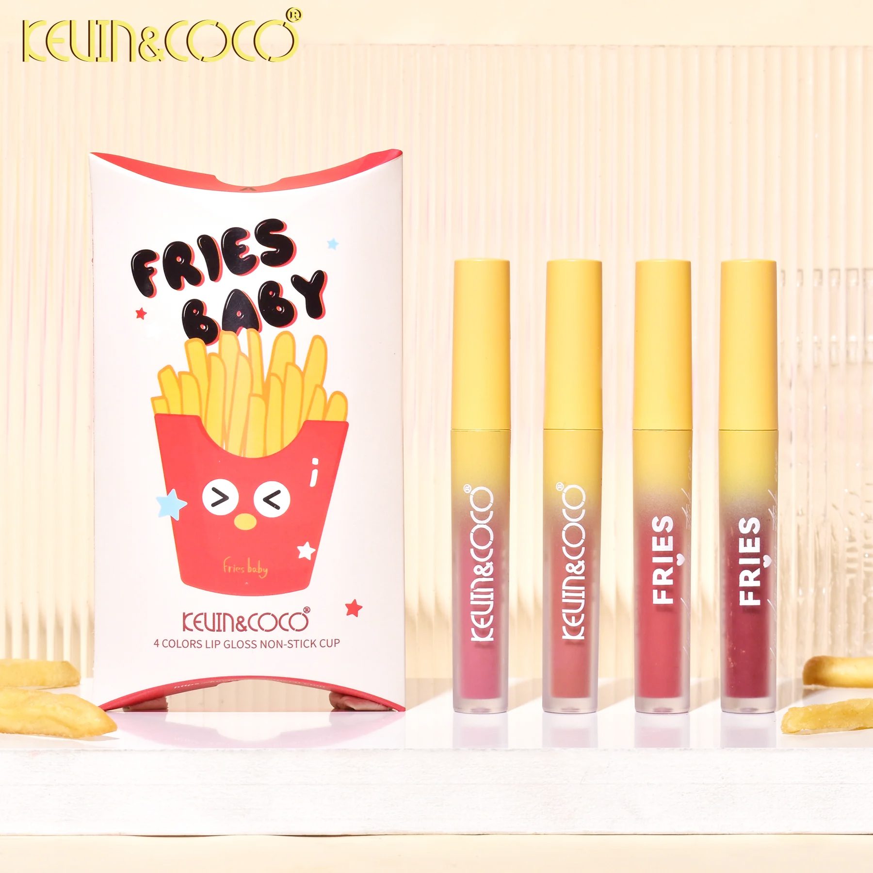 Set complet luciu de buze Kevin&Coco Fries Baby