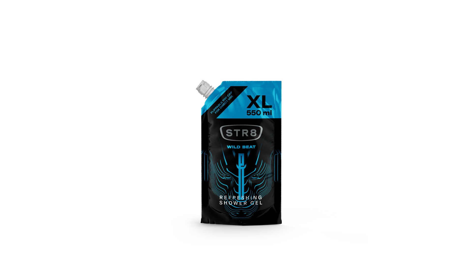 Rezerva Gel de Dus STR8 Wild Beat 550ml pentru barbati