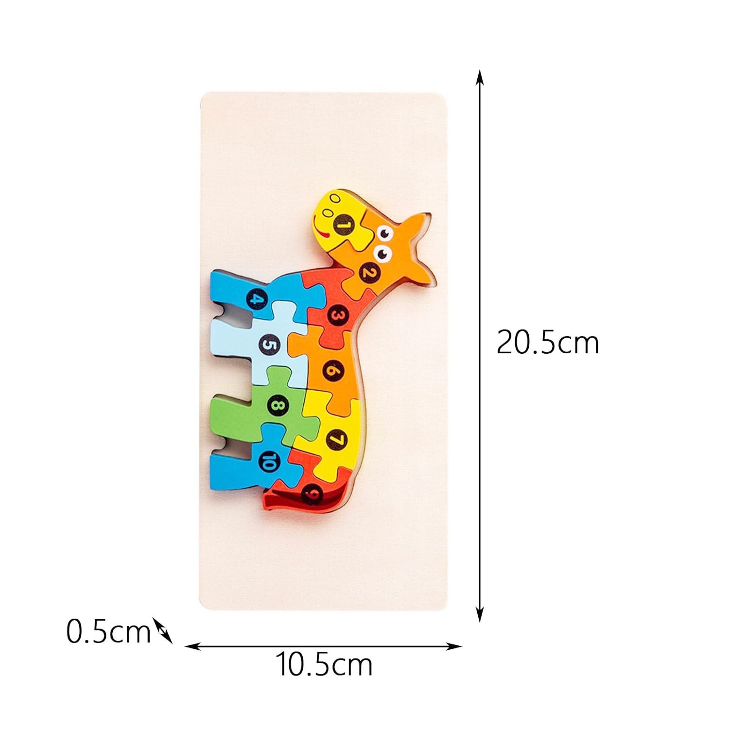 Piese colorate puzzle Magarus