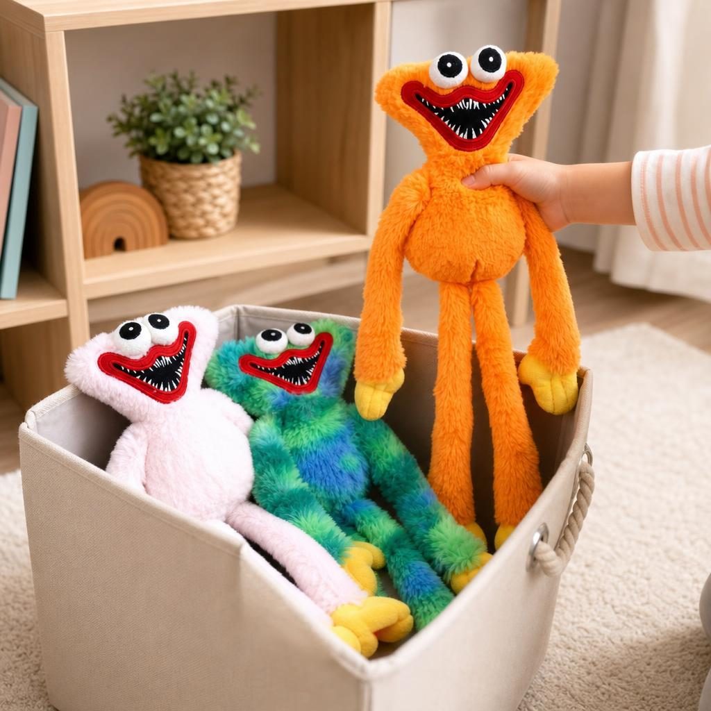 Jucarie pentru copii, caracatita Huggy Wuggy, multicolor