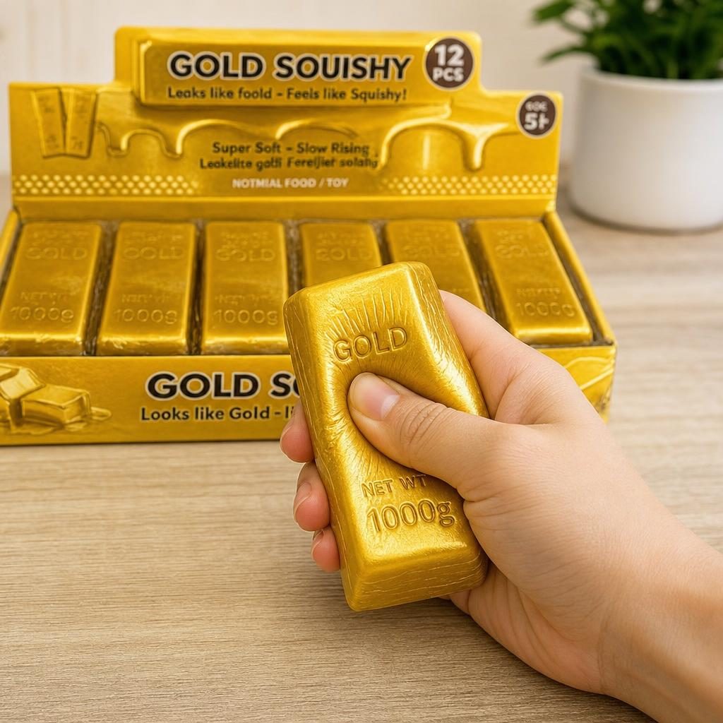 Gold Brick Squishy