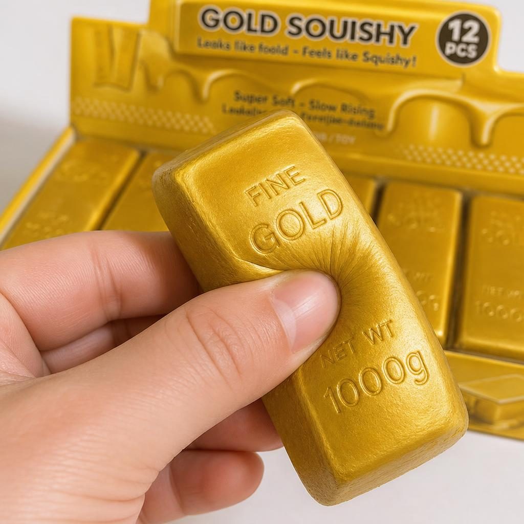 Gold Brick Squishy