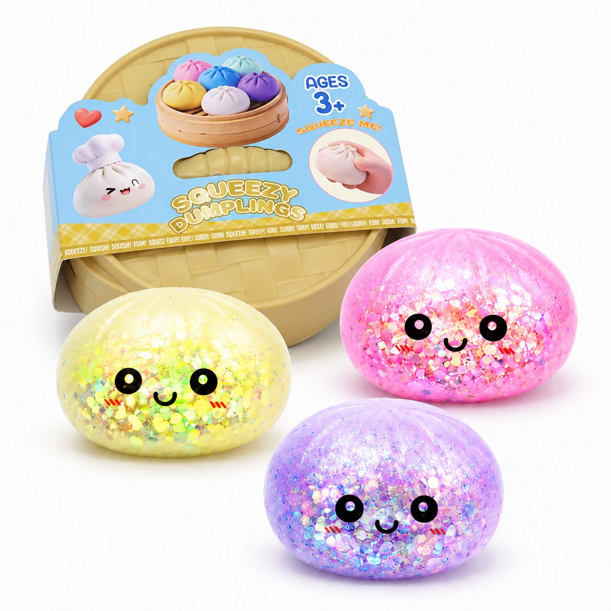 Jucarie Squishy din diferite unghiuri