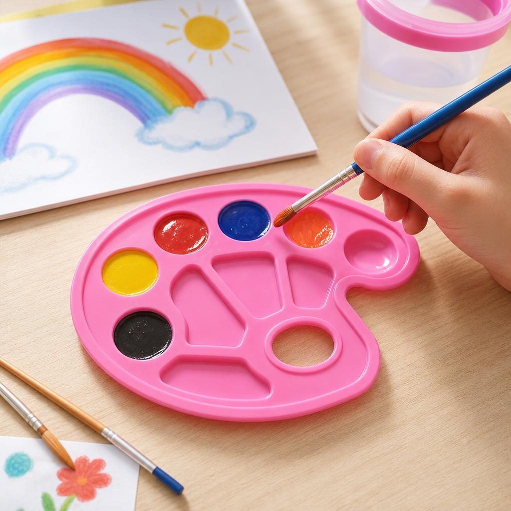 Children's Paint Palette - TSP-64 (Pink)