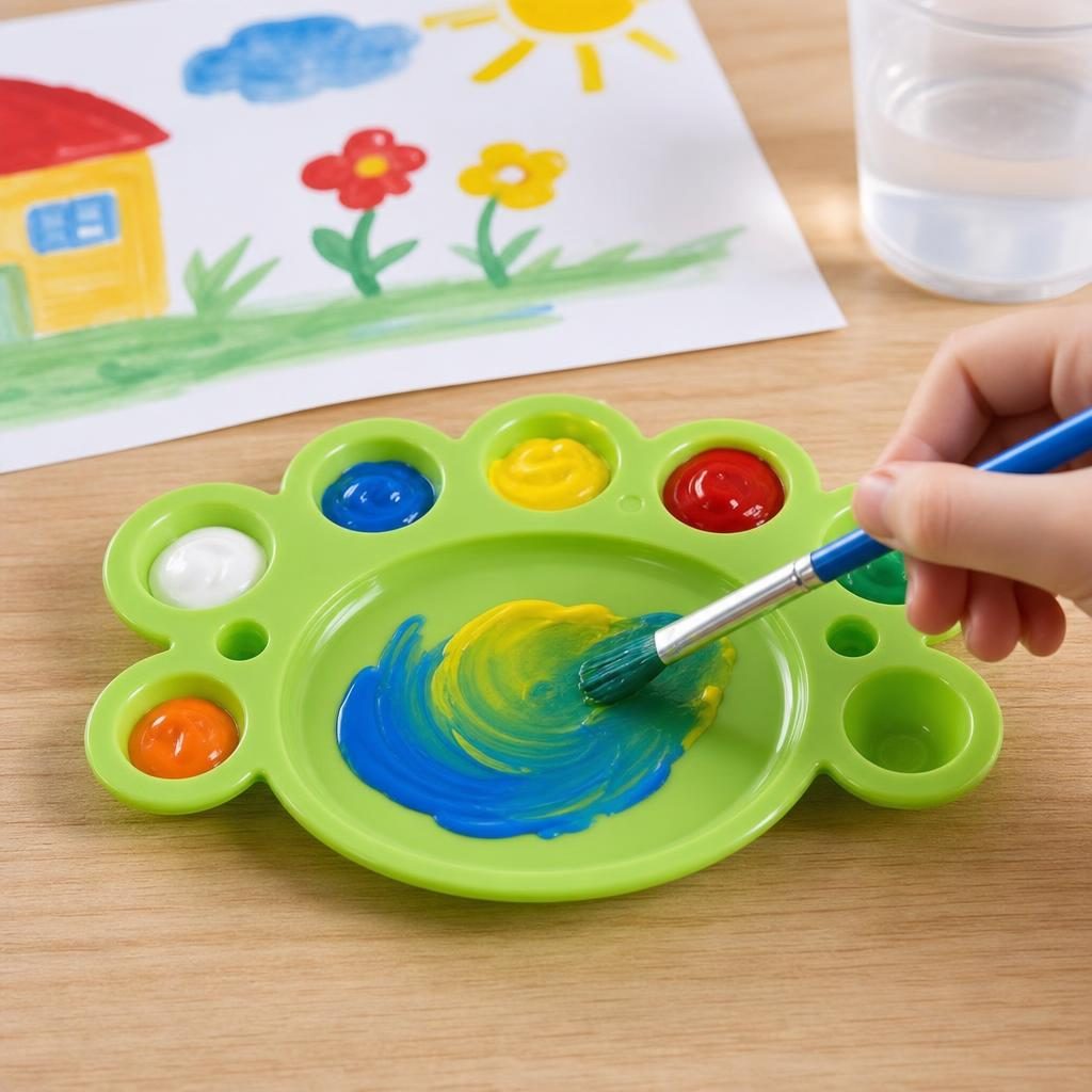 Children's Paint Palette - TSP-0702 (Green)